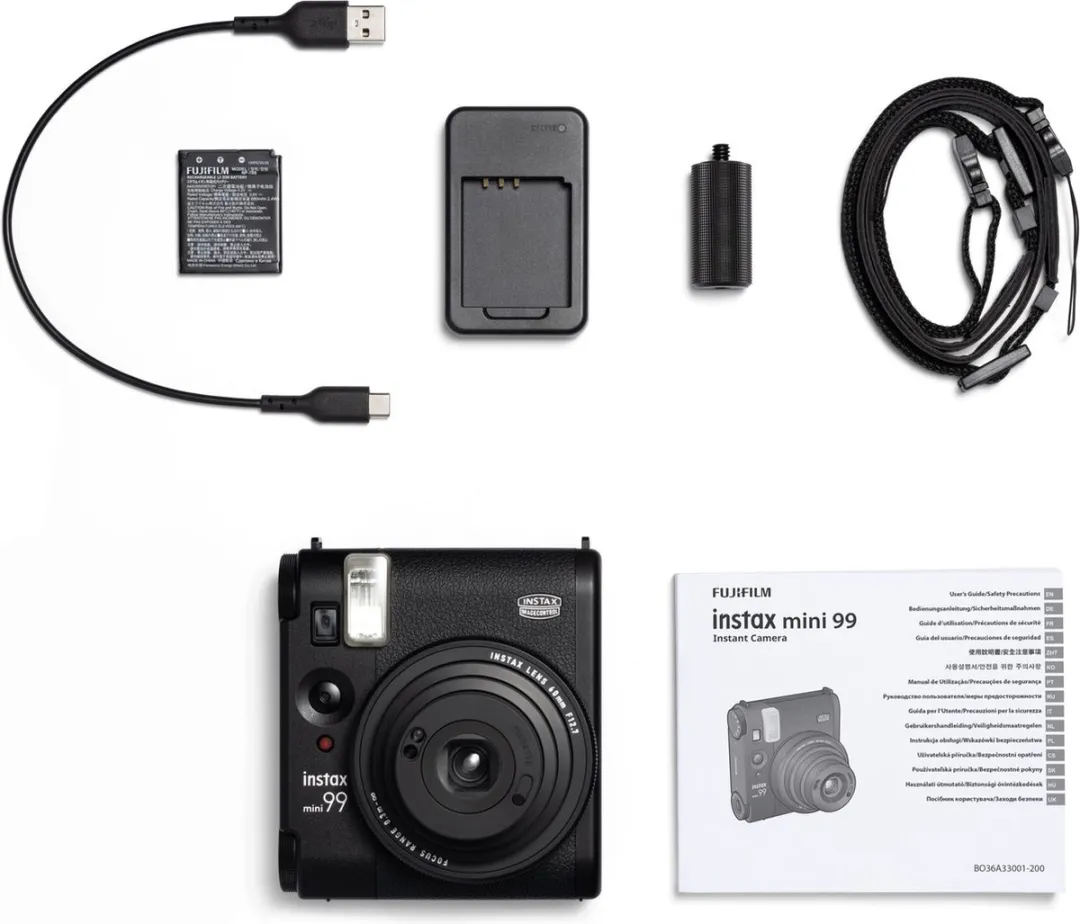 FUJIFILM instax mini 99 Instant Camera - Zwart - afbeelding 6 van 6