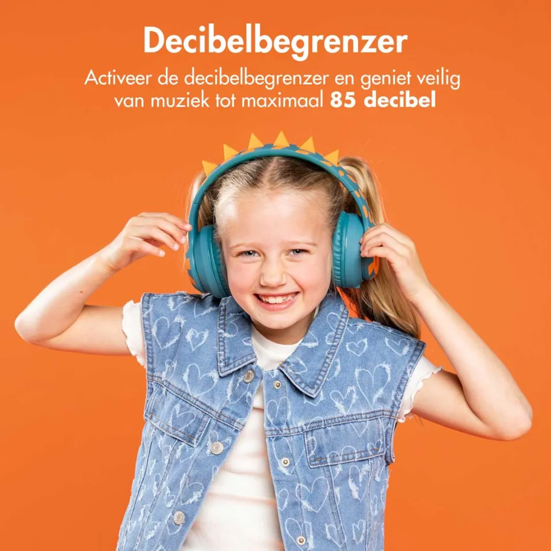 Imoshion Kinder Koptelefoon Dino SH00074040 - Bluetooth - Oranje