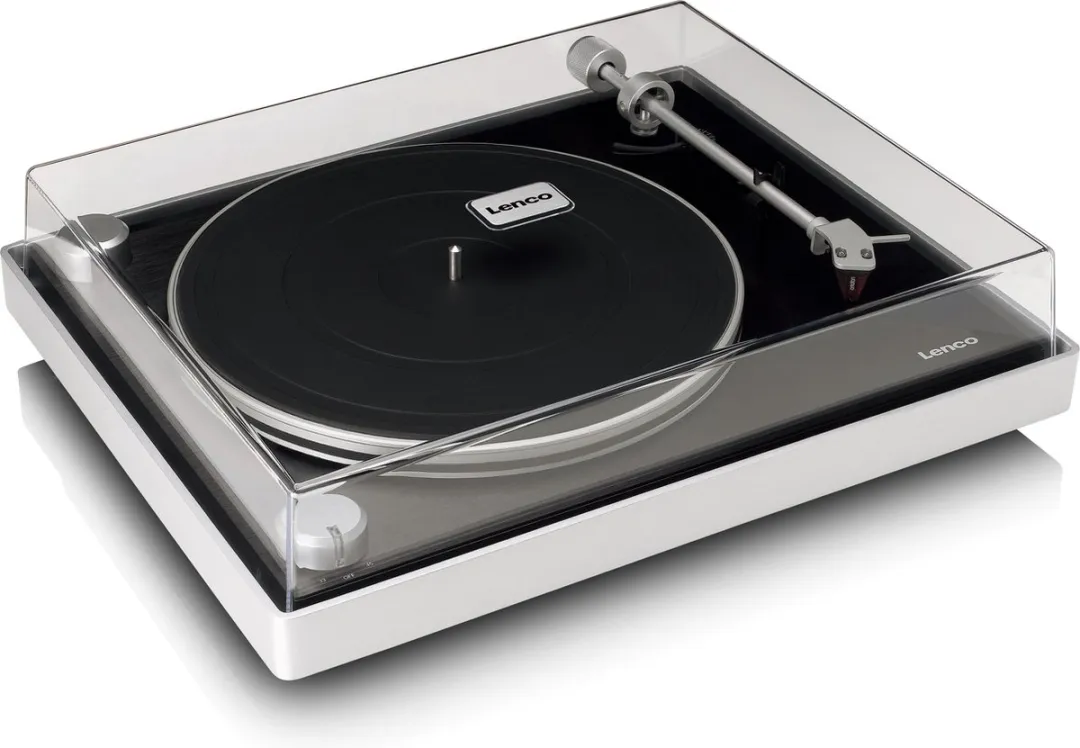 Lenco L-455BK Platenspeler - Ortofon 2M RED - Zwart-Zilver