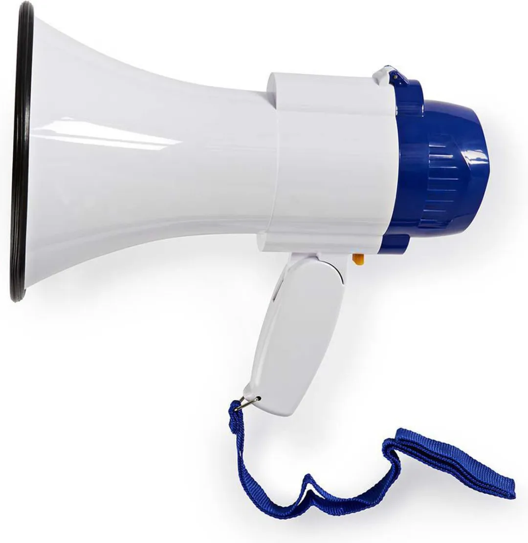 Nedis Megafoon Blauw/Wit