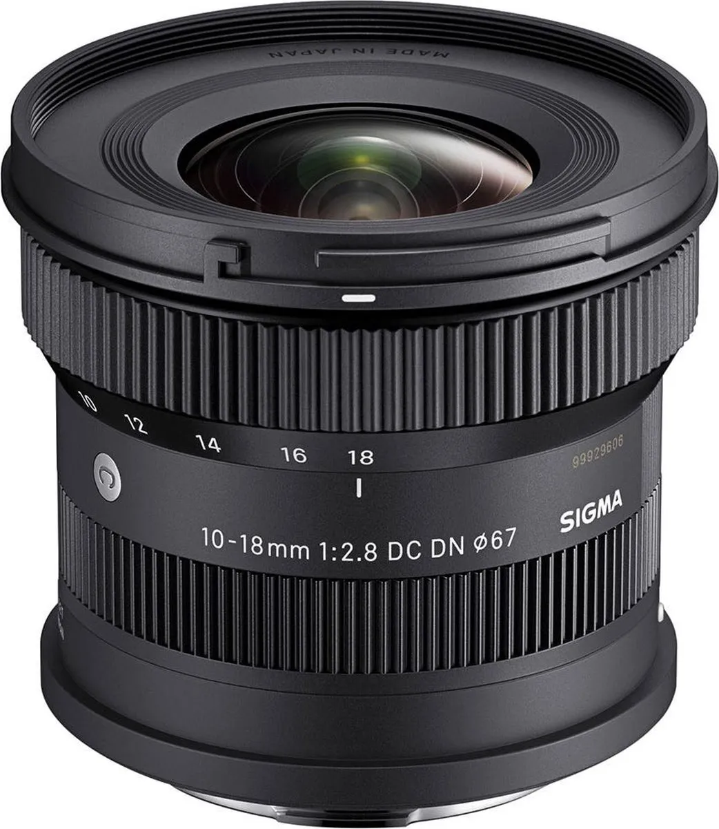 Sigma 10-18mm F2.8 DC DN Contemporary Sony E-mount - Camera lens