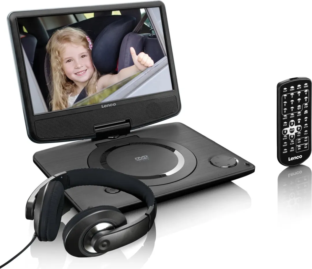 Lenco DVP-9331 Portable DVD-speler 9 inch