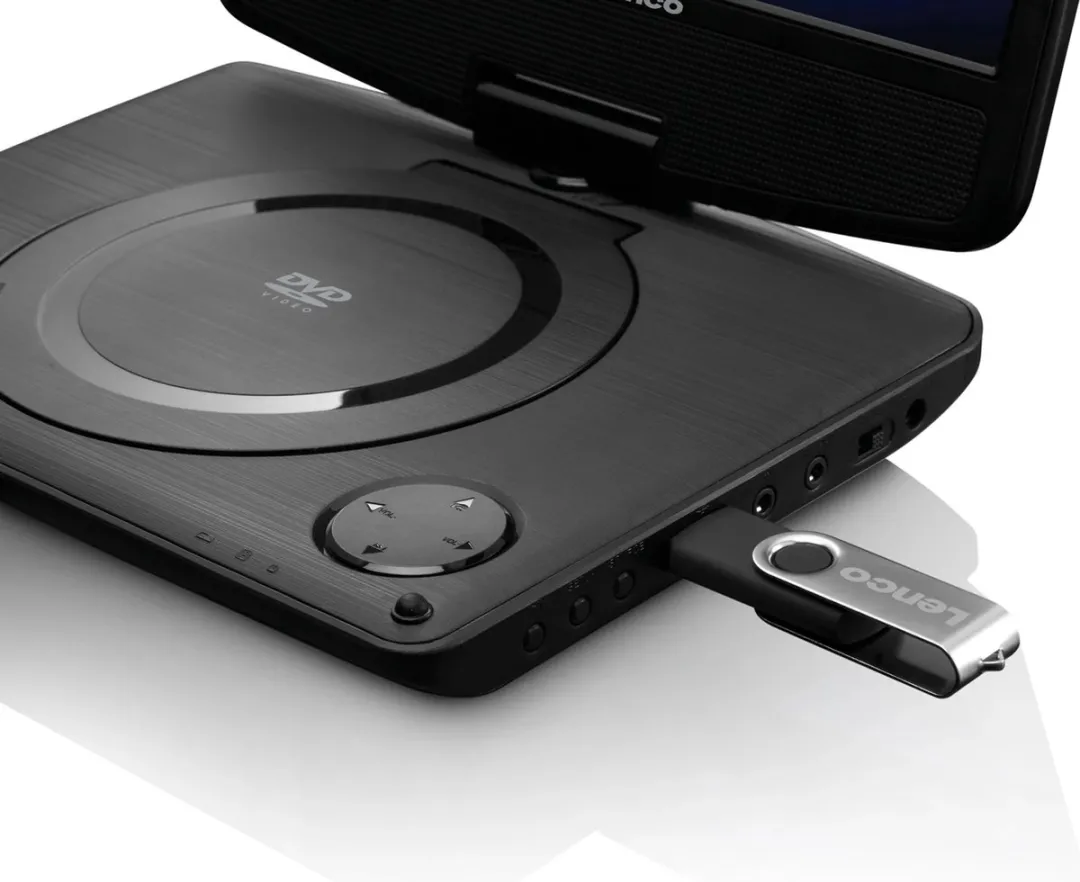 Lenco DVP-9331 Portable DVD-speler 9 inch - Zwart