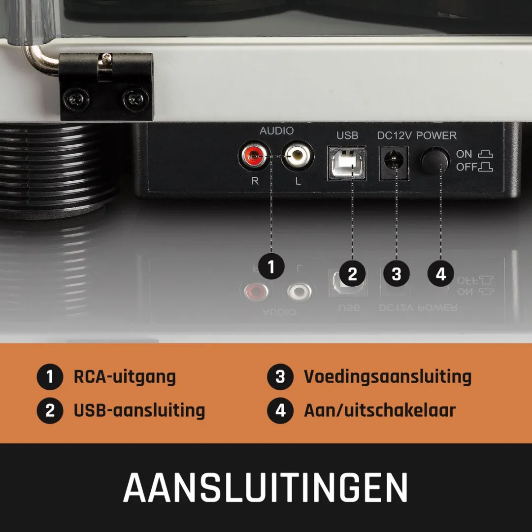 Lenco LS-50GY Platenspeler - Grijs