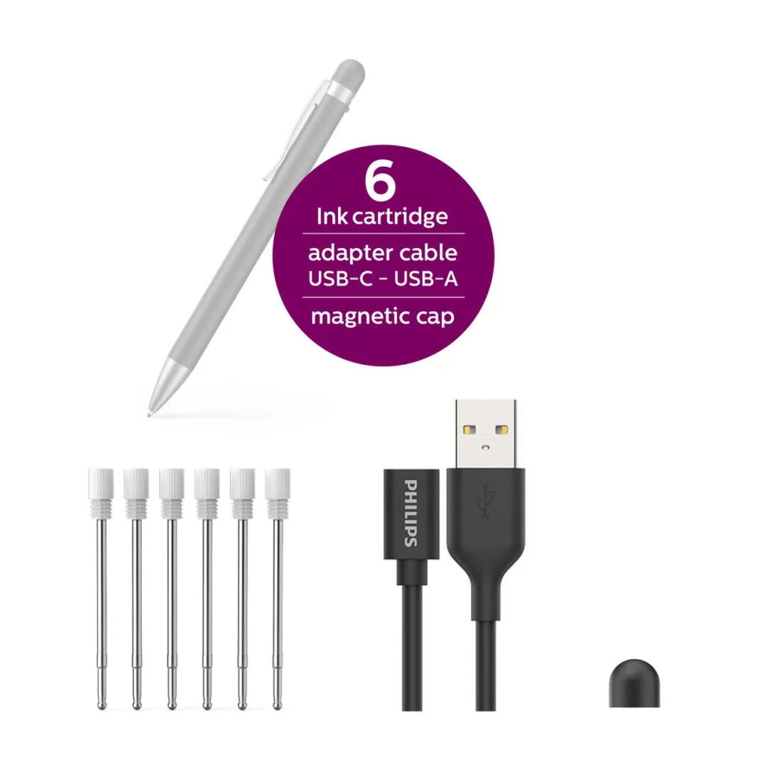 Philips ACC16009 Onderdelenpakket - 6x Inktcartridges - Zwart
