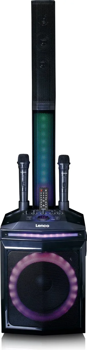 Lenco PA-220BK PA-systeem met Subwoofer