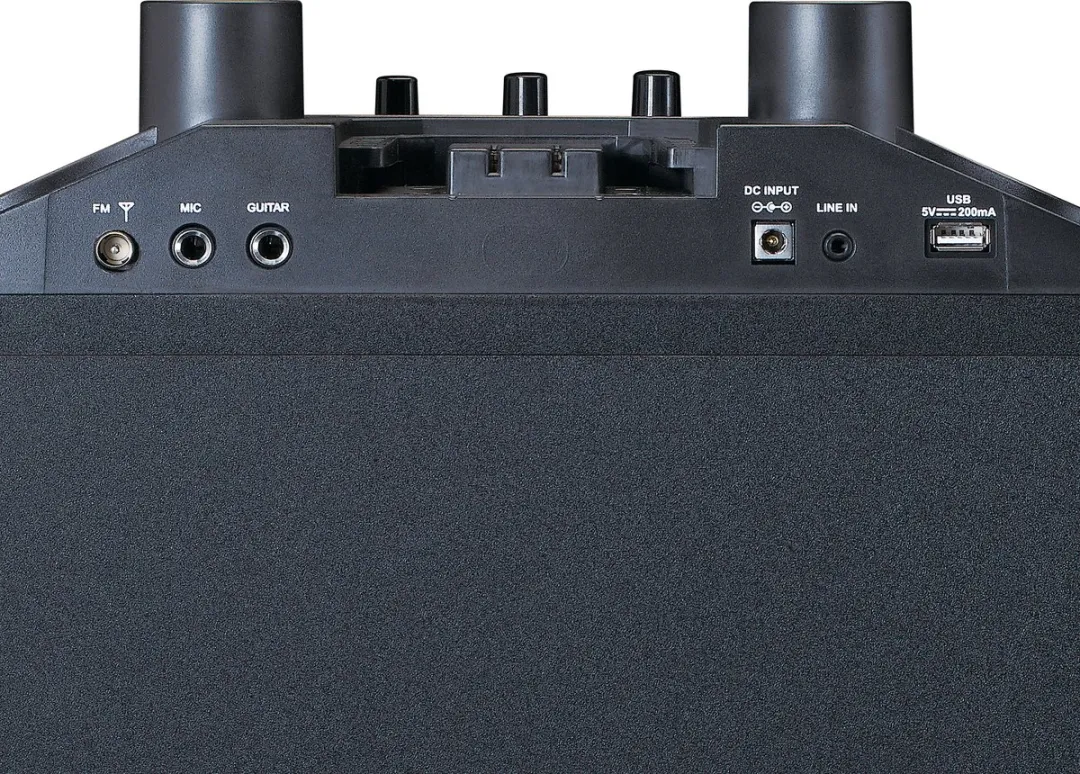 Lenco PA-220BK PA-systeem met Subwoofer - 120W - Zwart - afbeelding 6 van 6