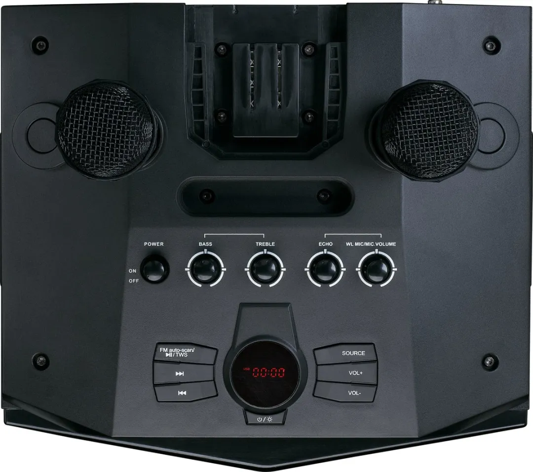 Lenco PA-220BK PA-systeem met Subwoofer - 120W - Zwart
