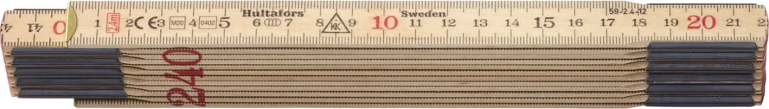 Hultafors Duimstok 59 2.4m - 12-delig - afbeelding 6 van 6