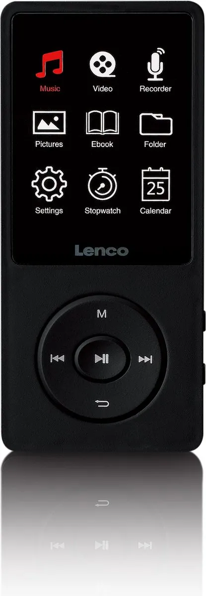 Lenco Xemio-669BK MP3/MP4-speler 8GB