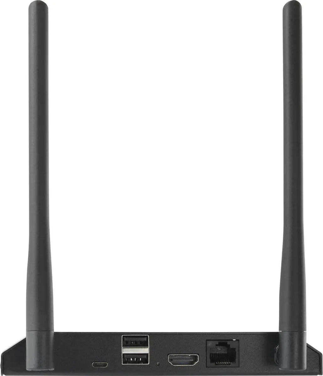 SpeaKa Professional SP-VShare SP-9370956 Draadloos 4K UHD Presentatiesysteem - Zwart