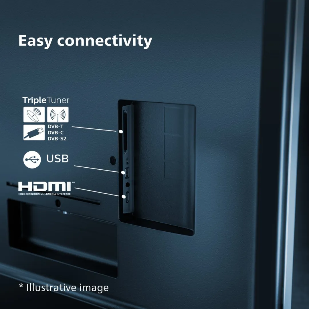Philips 43PUS7608 4K LED TV - Antraciet