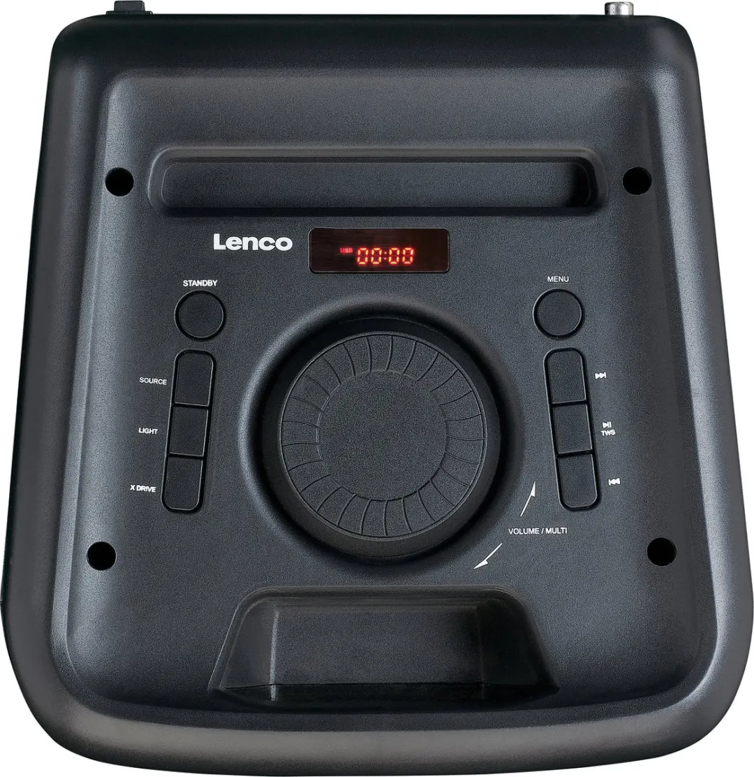 Lenco PA-200BK Bluetooth Party Speaker - 100W - Zwart