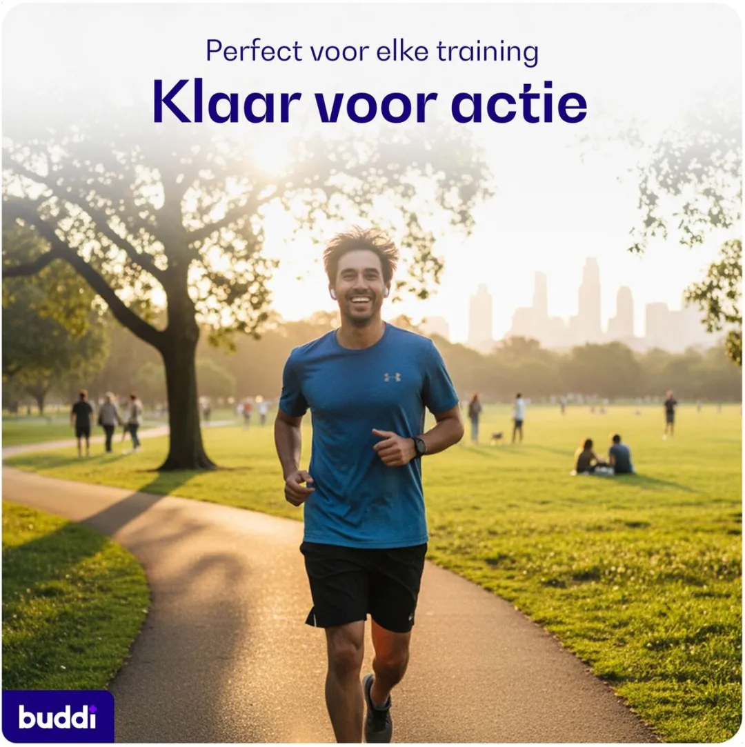 Buddi Pulse Duo Pack Draadloze Oordopjes - ANC + ENC - Wit - afbeelding 6 van 6