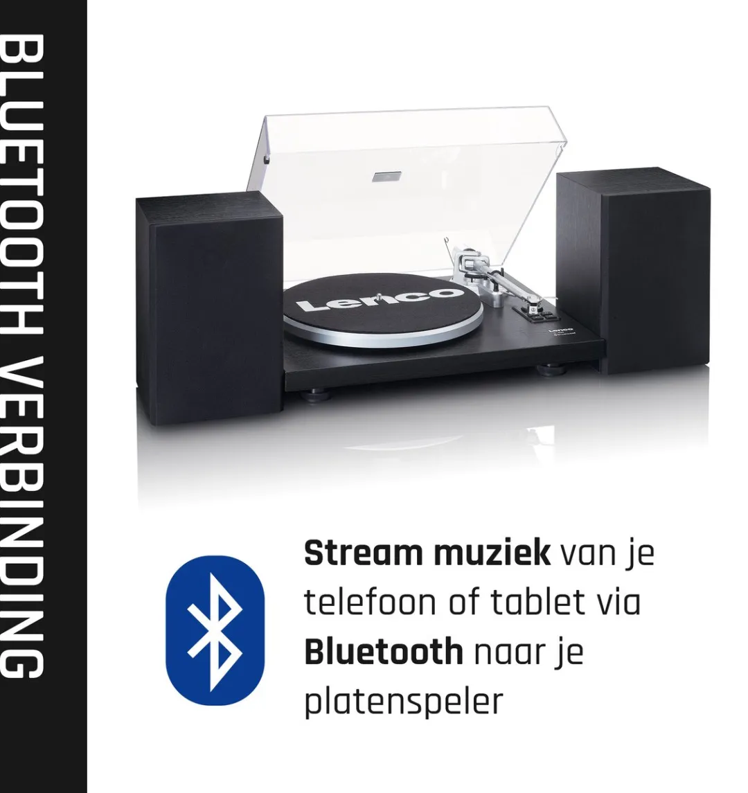 Lenco LS-500BK Platenspeler Bundel - Zwart + Cleaning Kit