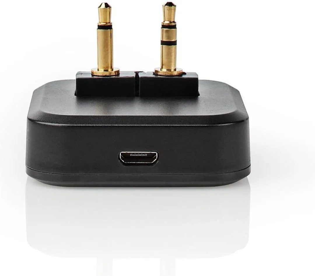 Nedis BTTR400BK Bluetooth-Zender - 5 uur - Zwart