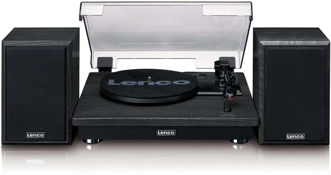 Lenco LS-100BK Platenspeler met Bluetooth - Zwart