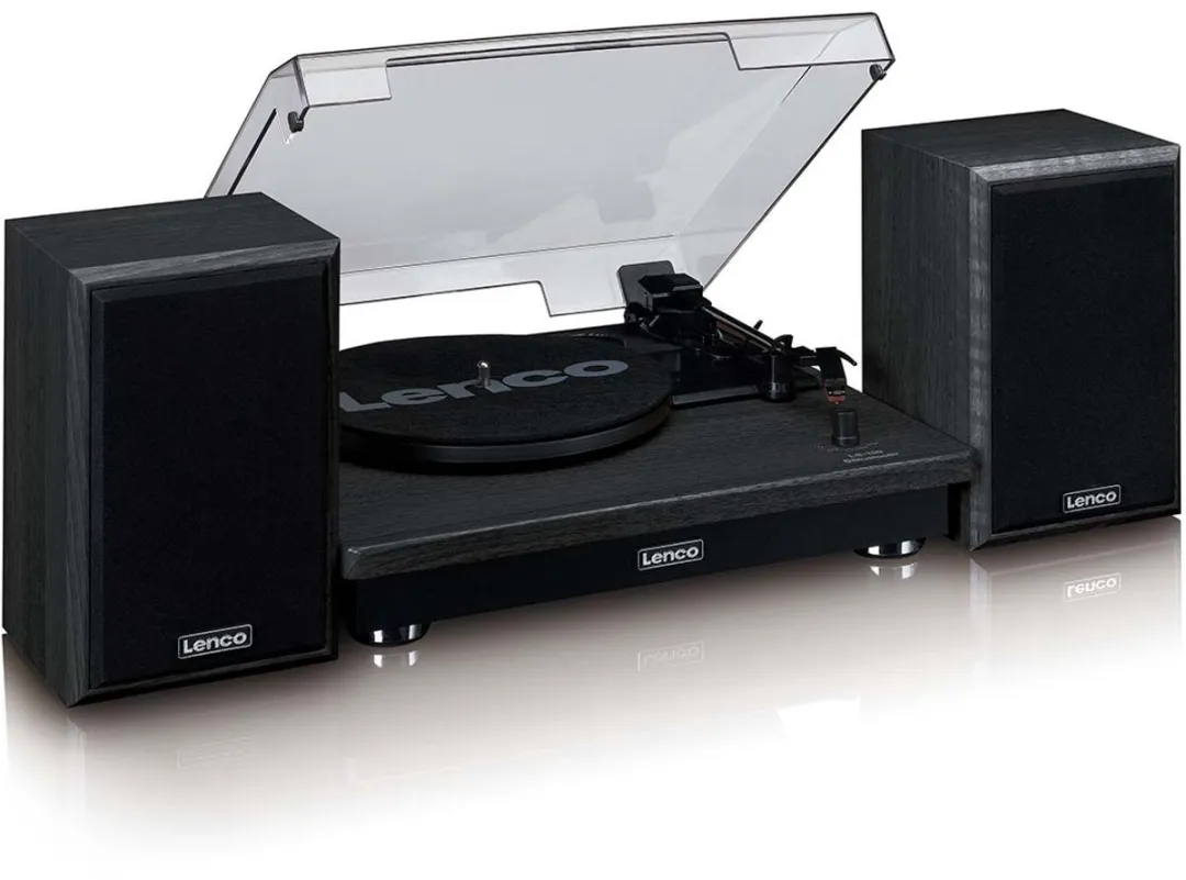 Lenco LS-100BK Platenspeler met Bluetooth - Zwart
