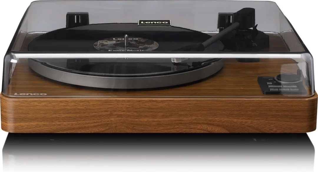 Lenco Platenspeler - Volledig automatische Platenspeler - Bluetooth en Voorversterker - LBTA-165WD - Hout