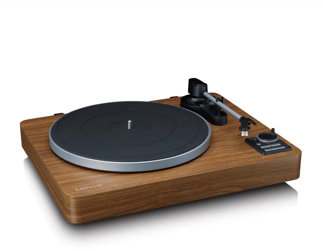 Lenco Platenspeler - Volledig automatische Platenspeler - Bluetooth en Voorversterker - LBTA-165WD - Hout
