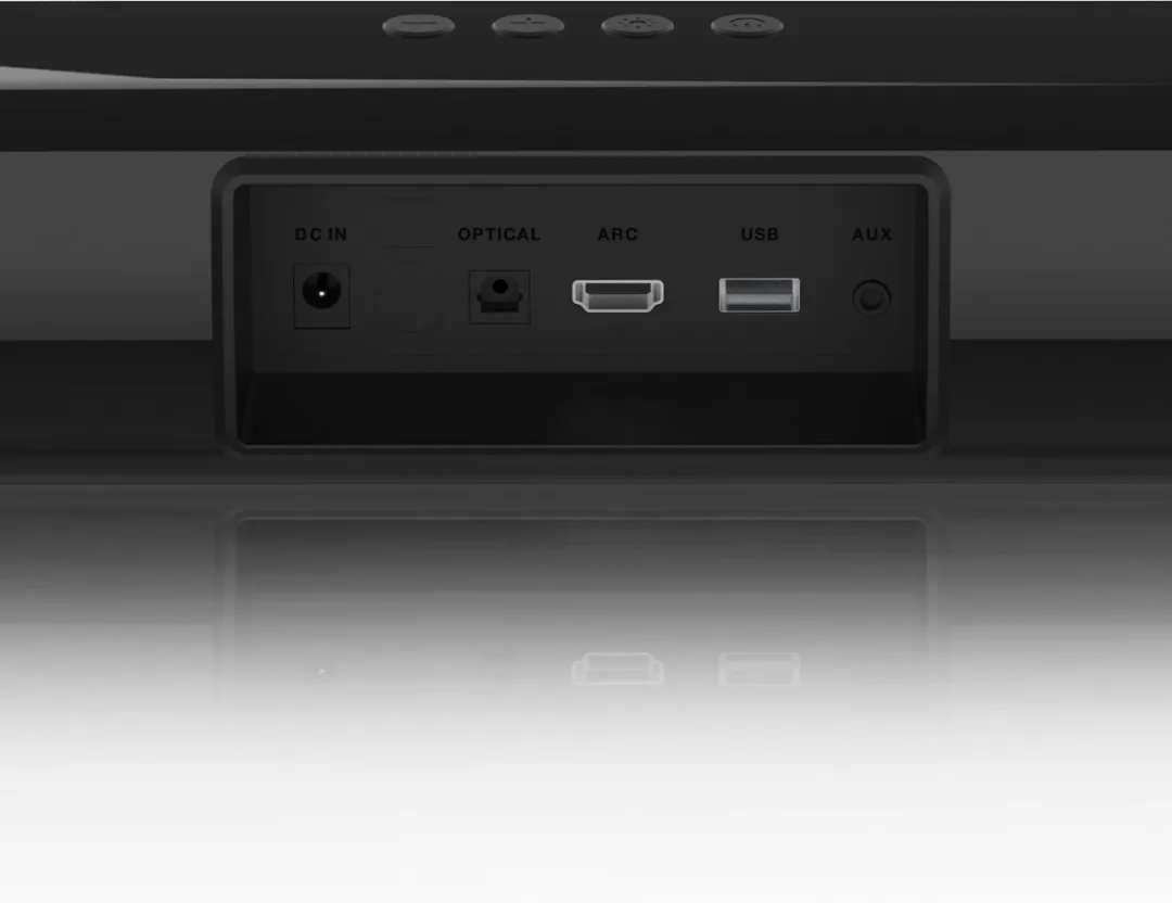 Lenco SB-042LEDBK Soundbar - Zwart