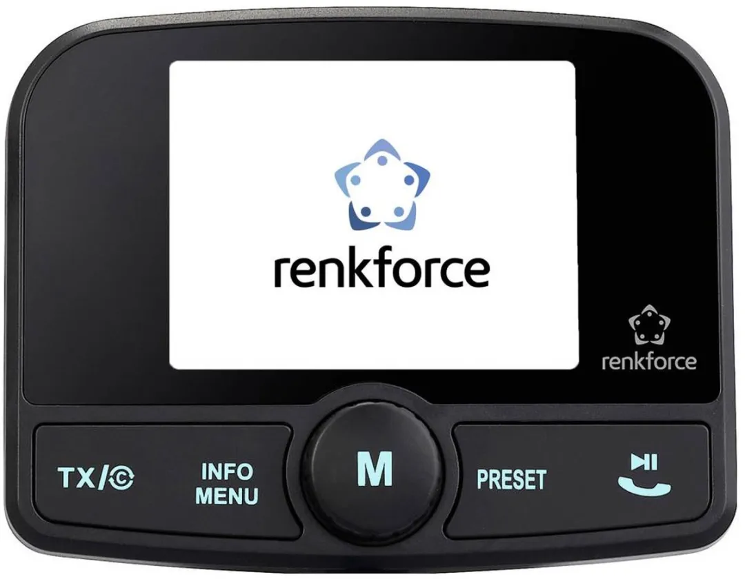 Renkforce RF-CRDAB-100 DAB+ Ontvanger Zuignaphouder - Zwart