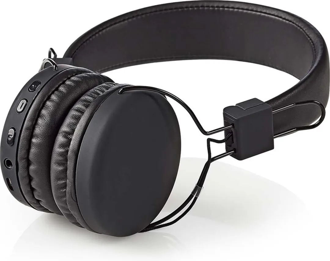 Nedis HPBT1100BK Draadloze On-Ear Koptelefoon - Zwart