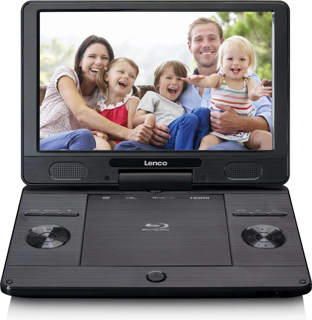 Lenco BRP-1150BK Draagbare Blu-ray/DVD-speler - 11.5" - Zwart