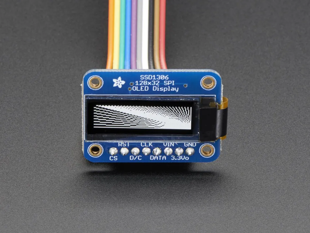 Adafruit Monochrome 128x32 SPI OLED Display