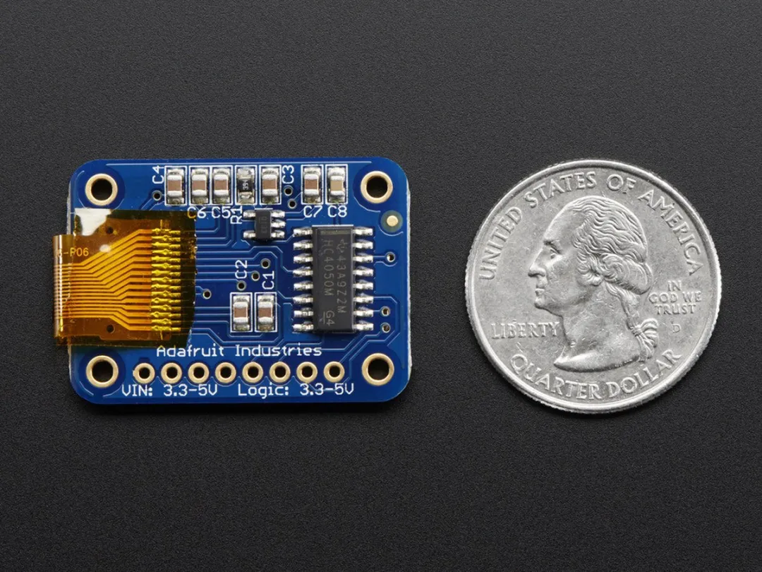 Adafruit Monochrome 128x32 SPI OLED Display - Meerkleurig