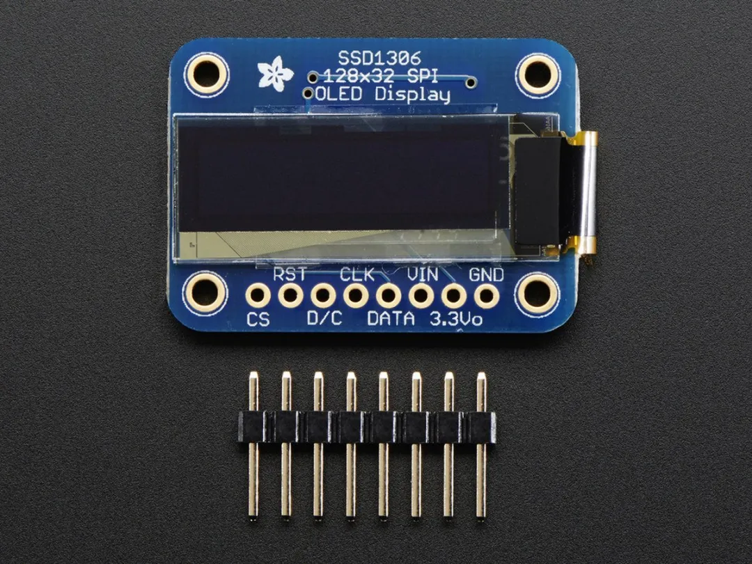Adafruit Monochrome 128x32 SPI OLED Display - Meerkleurig