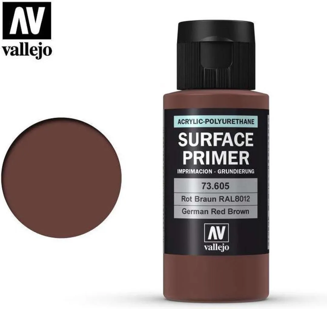 Vallejo Hobbyverf Acryl 73605 German Red Brown