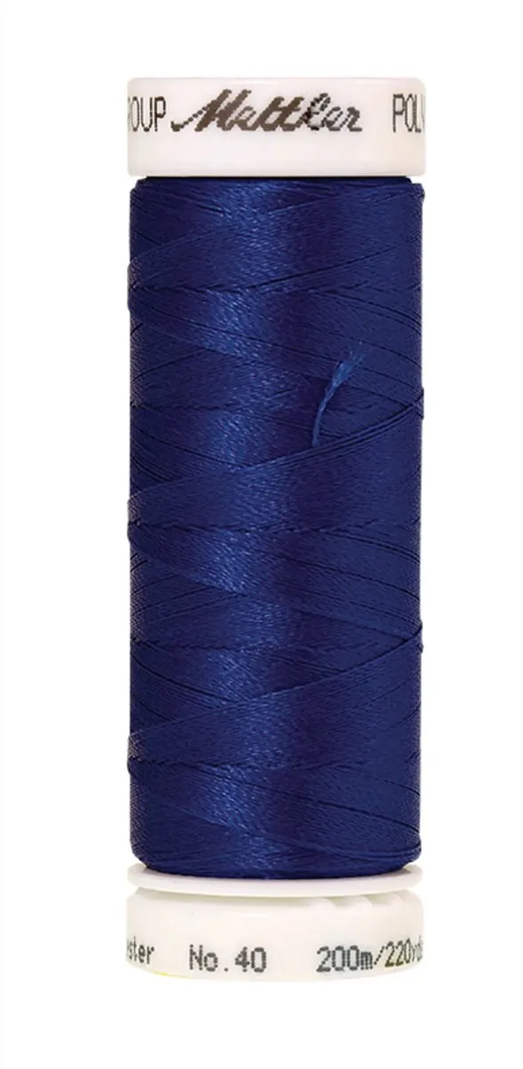 Amann Mettler Polysheen Borduurgaren 200m - Blauw