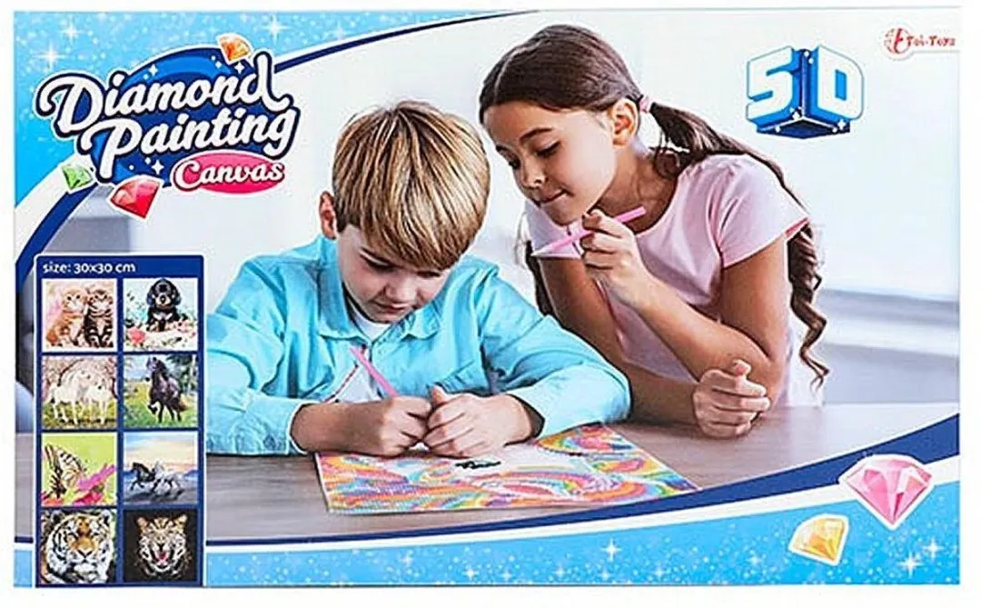 Toi-Toys Diamond Painting Tijger 5D