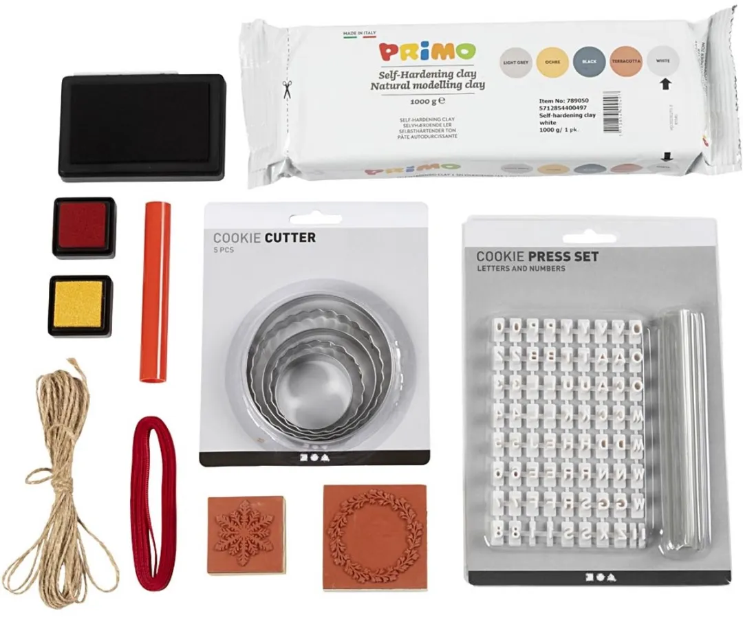 Creativ Company Hobbyset Kerstornamenten Klei - Multicolor