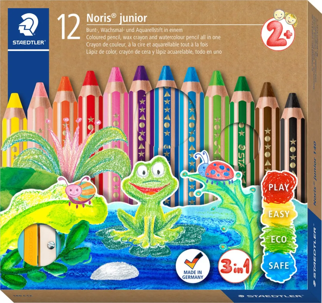 STAEDTLER Noris Junior 3-in-1 Potloodset