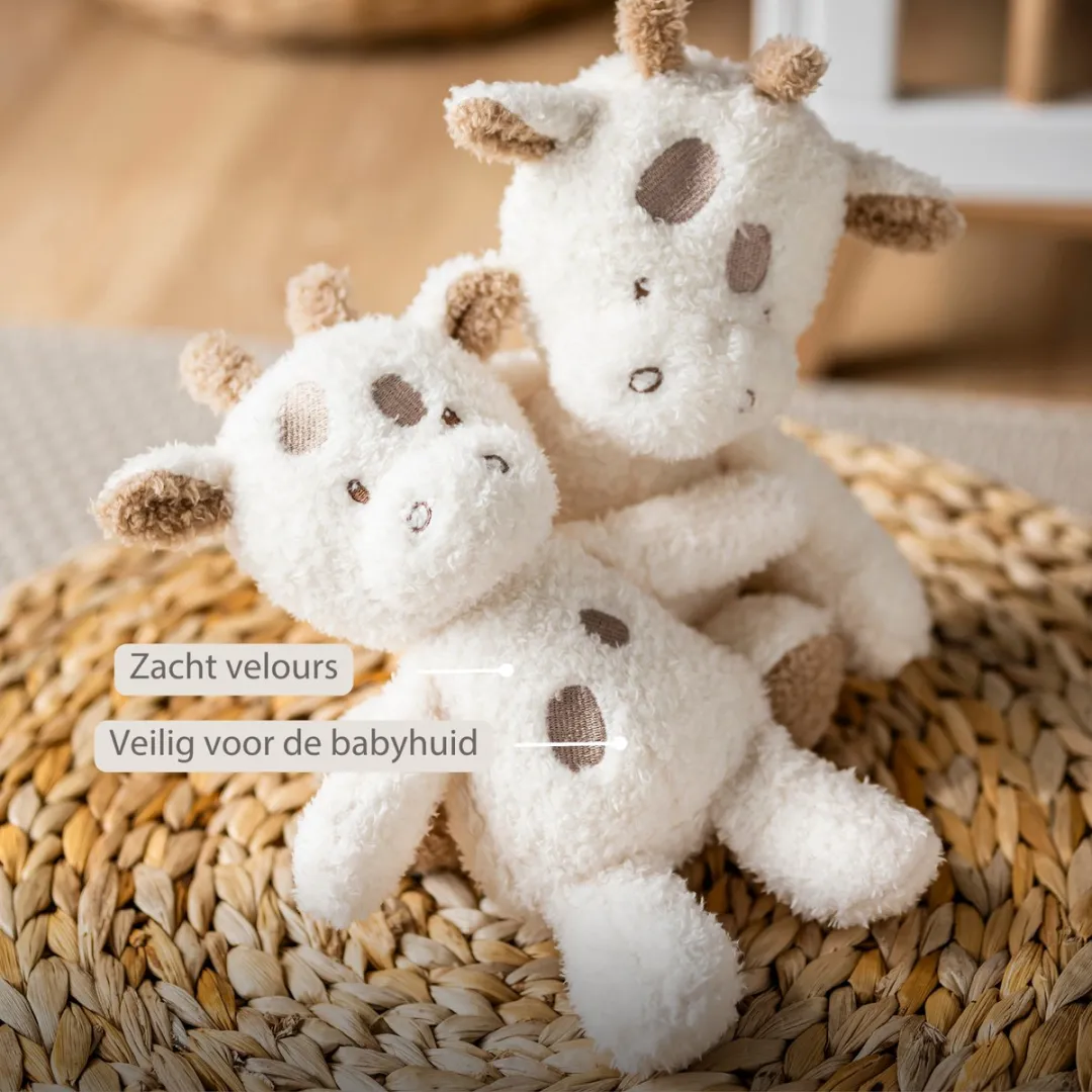 Nattou Teddy Knuffel Giraf 25cm - Gebroken Wit