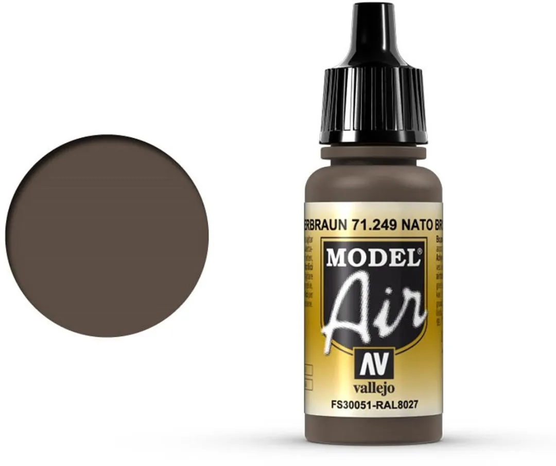 Vallejo Model Air Nato Brown Acrylverf 17ml