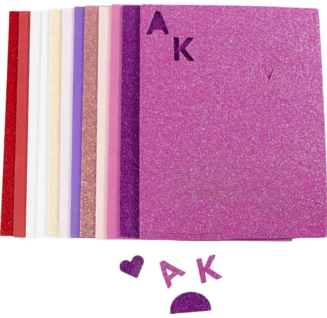 Creativ Company Foam Vellen 14x25cm Paars/Roze