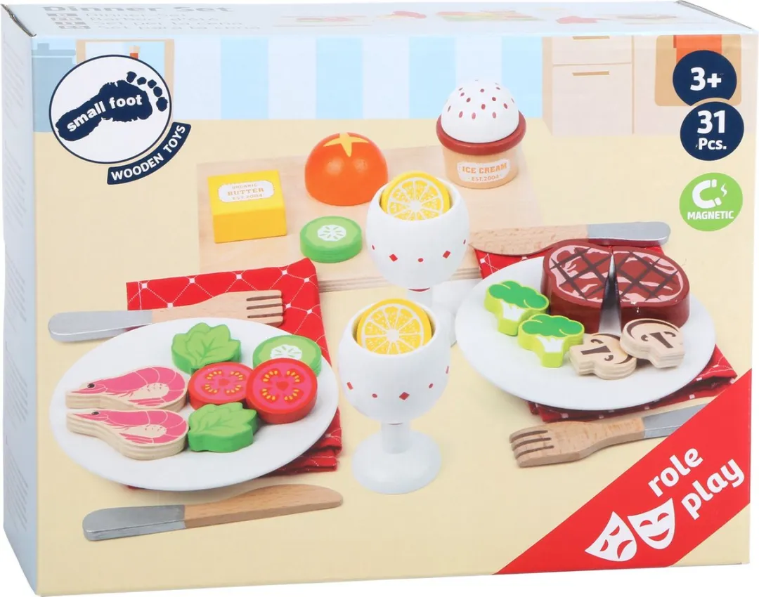 Small Foot Dinner Set - 30 Stuks Wit