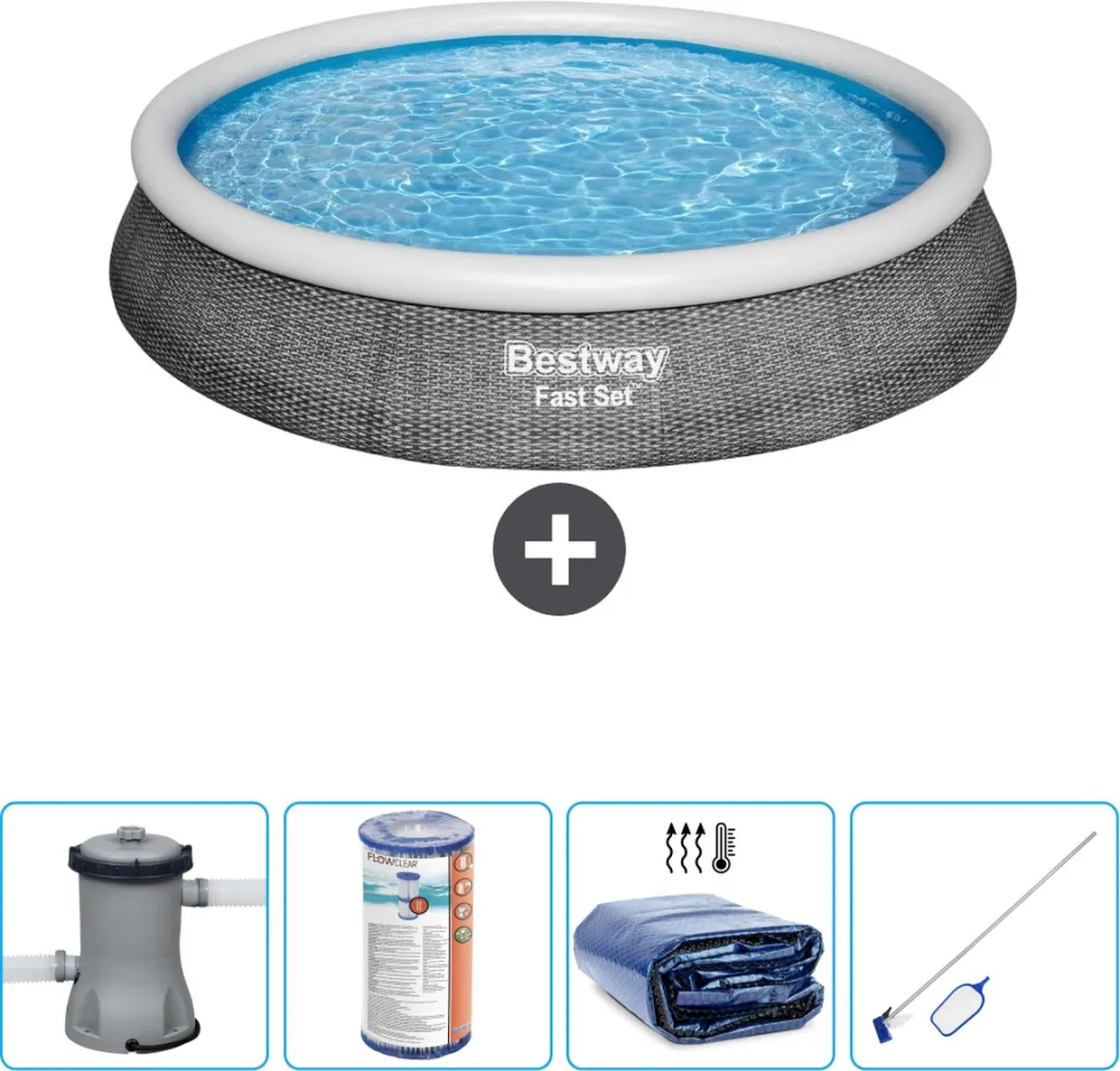 Bestway Fast Set Rond Zwembad 396x84cm