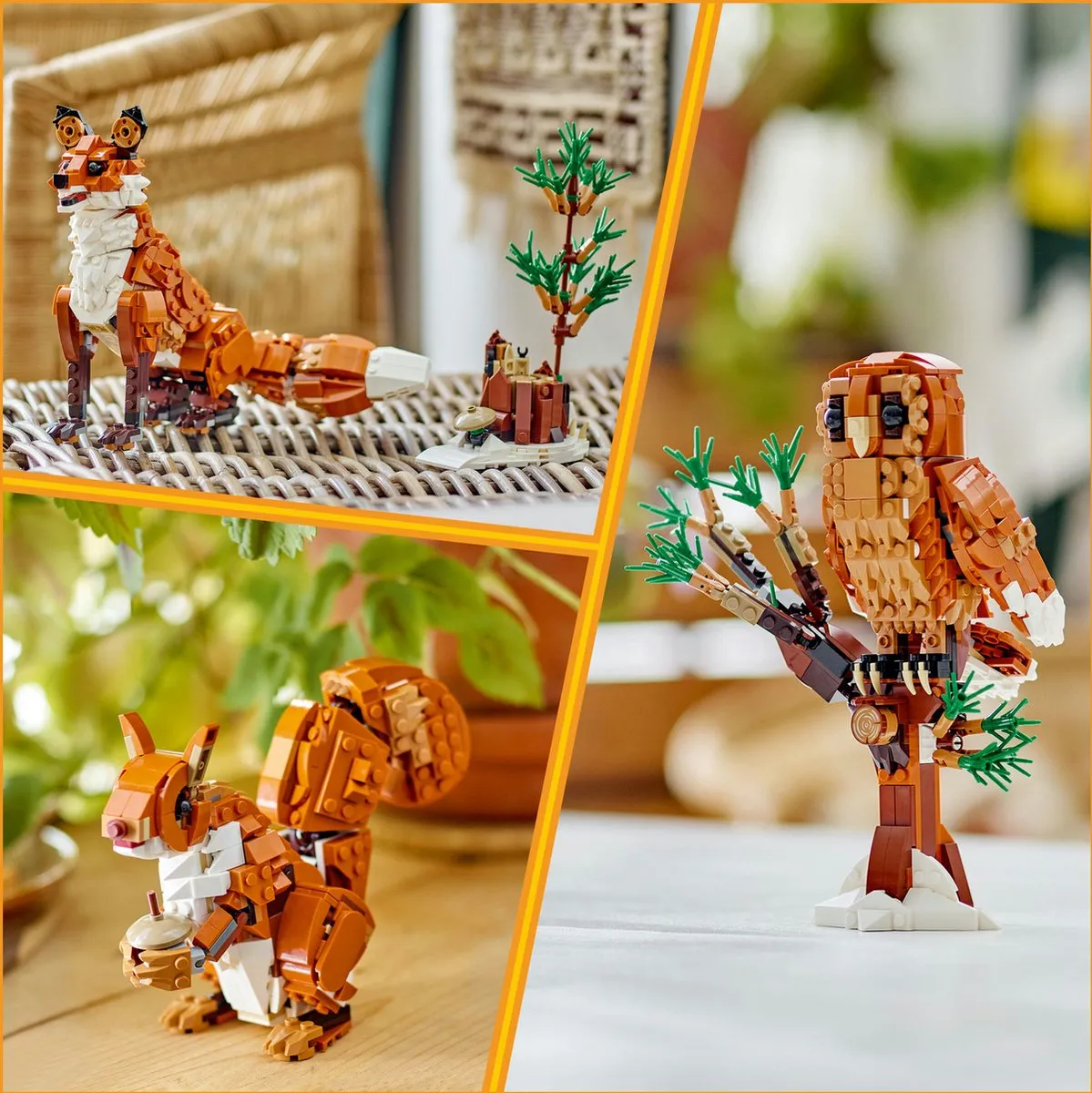 LEGO Creator 3in1 Bosdieren 31154 - 667 Stukken - Meerkleurig - afbeelding 6 van 6
