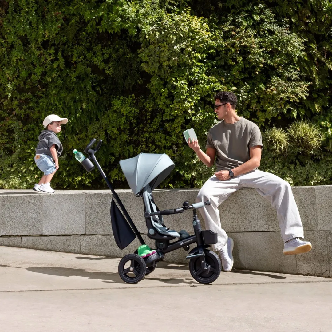 KinderKraft AVEO 2 PLUS 6-in-1 Tricycle Grijs