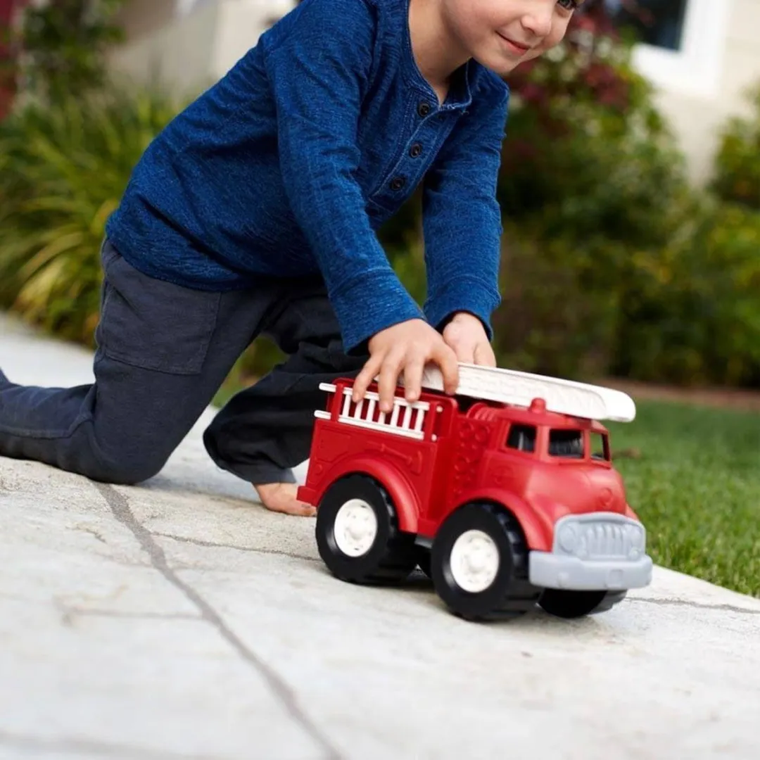 Green Toys Brandweerwagen FTK01R - Groen - afbeelding 6 van 6