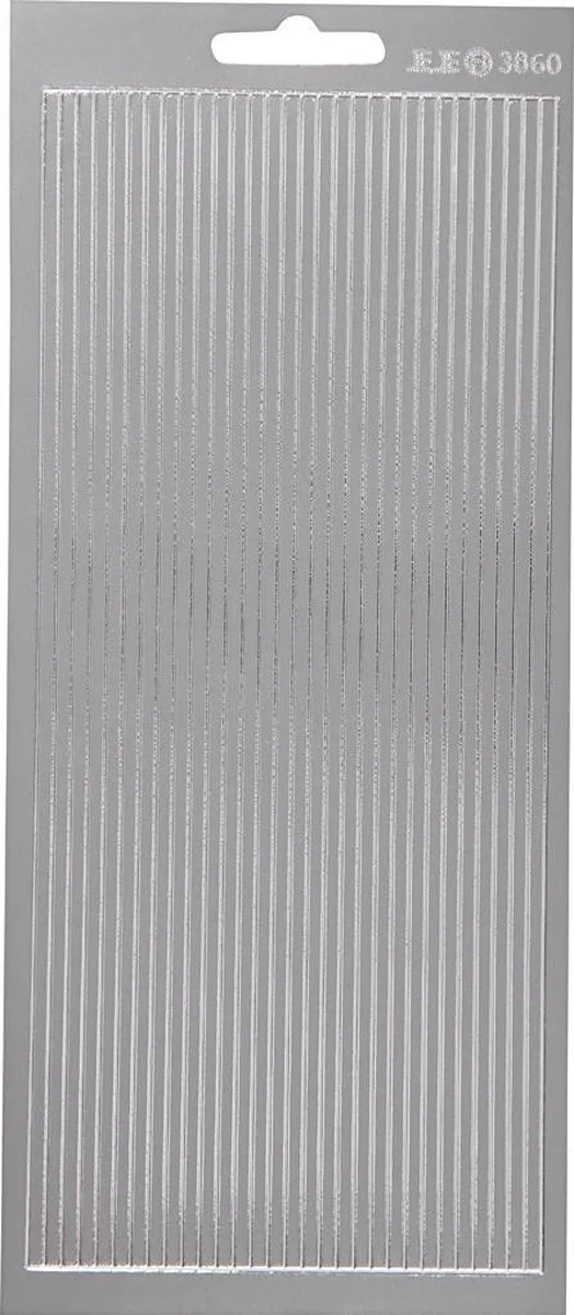 Creativ Company Zilver Randstickers 30 Stuks - 10x23cm