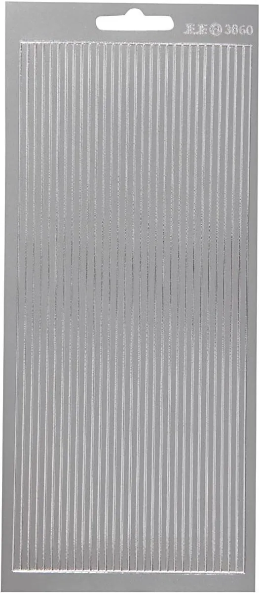 Creativ Company Zilver Randstickers 30 Stuks - 10x23cm