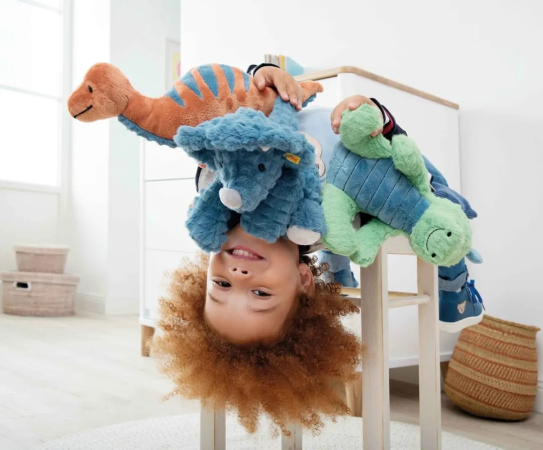 Steiff Knuffel Spott Stegosaurus 28cm - Groen