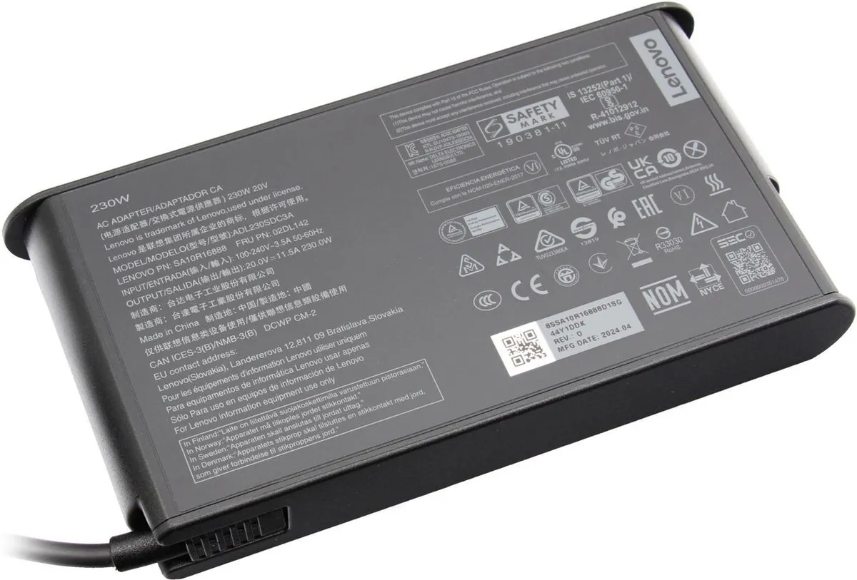 Lenovo 02DL142 Oplader 230W
