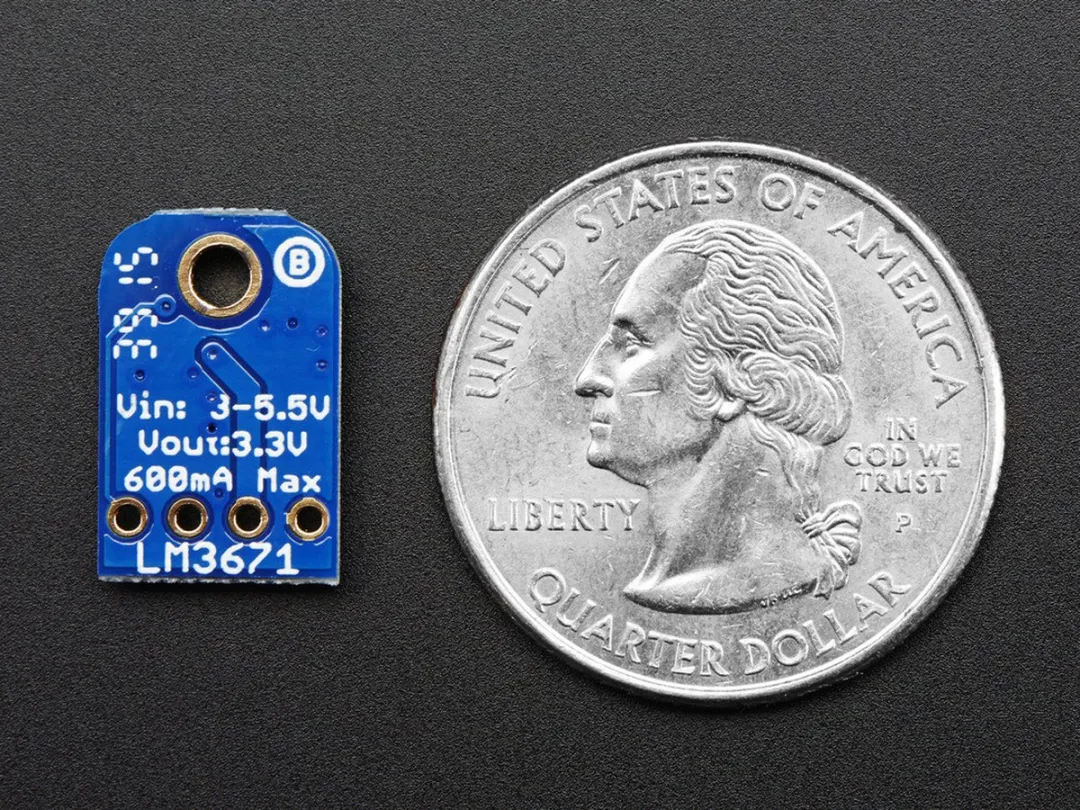 Adafruit LM3671 Buck Converter 2745 - 3.3V 600mA Blauw