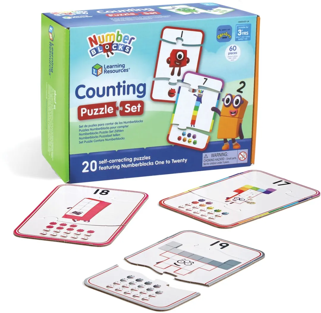 Learning Resources Number Blocks Puzzel Set 1000 Stuks